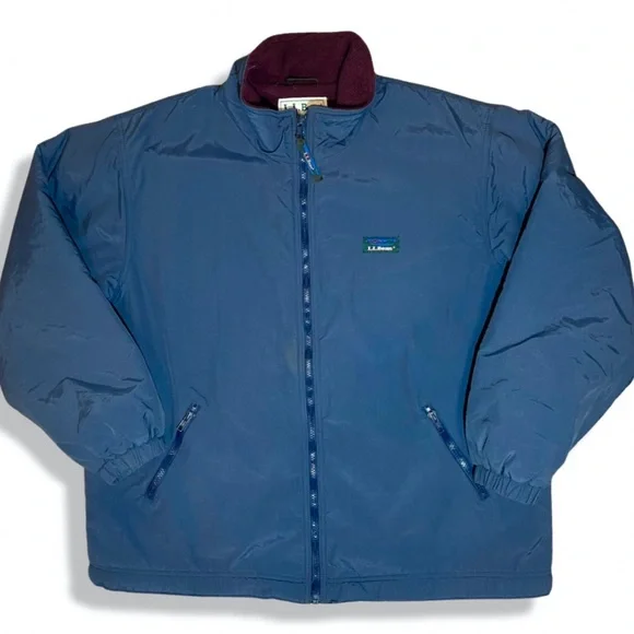 L.L. Bean Jackets Coats Vintage 9s Llbean Fleece Lined Warm